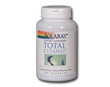 Total Cleanse from Solaray uses natural herbs to effectively cleanse the intestines and support healthy liver function..